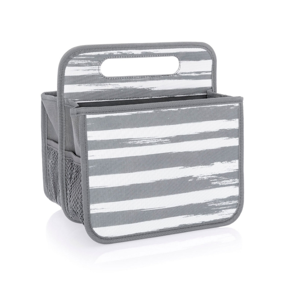 Thirty-one Double Duty Caddy NWT Gray Brush Strokes